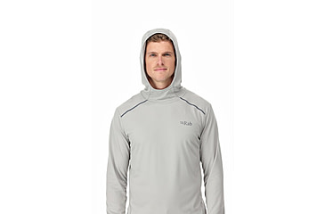 Image of Rab Force Hoody - Mens, Dark Pewter, Small, QBL-09-DPW-SML