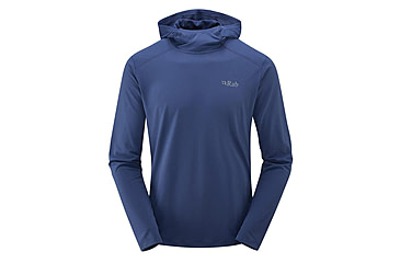 Image of Rab Force Hoody - Mens, Nightfall Blue, Small, QBL-09-NFB-SML