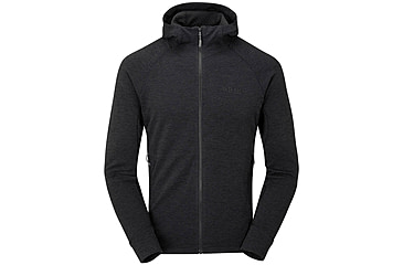 Image of Rab Nexus Hoody - Mens, Black, Extra Large, QFF-70-BLK-XLG