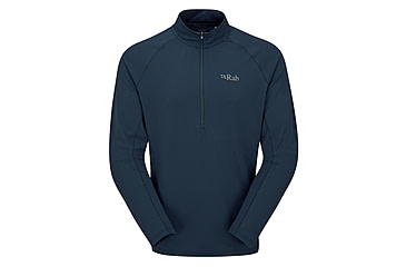 Image of Rab Sonic Long-Sleeve Zip - Mens, Tempest Blue, Extra Large, QBL-03-TMB-XLG