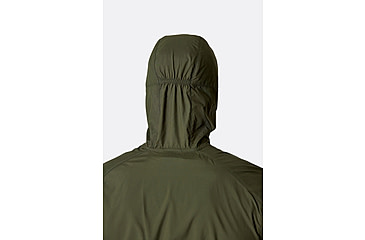 Image of Rab Windgather Hooded Jacket - Mens, Army, Extra Large, QWS-84-ARM-XLG