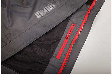 Image of Rapala Rain Jacket, Grey Red, Small, RR1J-S