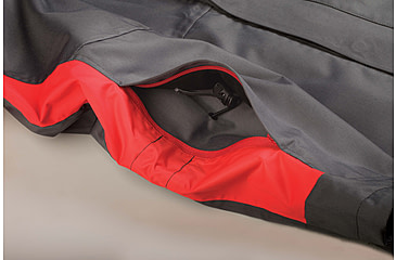 Image of Rapala Rain Jacket, Grey Red, Small, RR1J-S