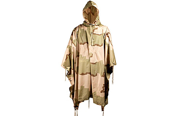 Image of Red Rock Outdoor Gear G.I.-Style Ripstop Nylon Poncho, Desert, 1001DST