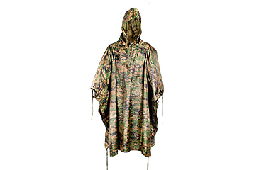 Image of Red Rock Outdoor Gear G.I.-Style Ripstop Nylon Poncho, Woodland Digital, 1001WDD