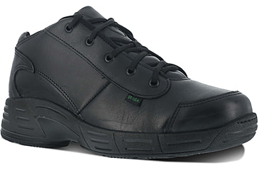 Image of Reebok Mens Postal TCT Mid Hi Oxford Shoes, Black, 6.5, CP8300-BLACK-6.5-MENS-W