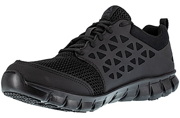 Image of Reebok Sublite Cushion Work Shoe Toe Athletic Oxford - Mens, Medium, Black, 14, 690774479050