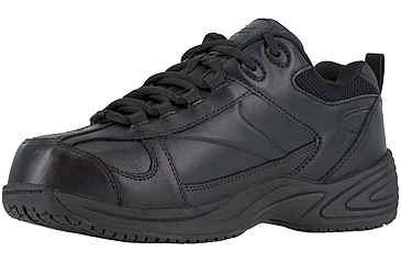 Image of Reebok Womens Centrose Street Sport Internal Met Guard Oxford Shoes, Black, 7.5, RB156-BLACK-7.5-Womens-W