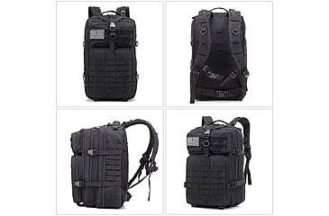 Image of Roaring Fire 45L Tactical Backpack, Black, 19.6x11.8x11.8 inch, RF096 BK