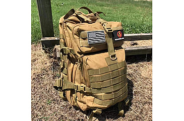 Image of Roaring Fire 45L Tactical Backpack, FDE, 19.6x11.8x11.8 inch, RF096 DT