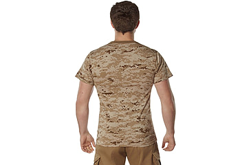 Image of Rothco 100% Cotton Camo T-Shirt - Mens, Desert Digital Camo, Small, 60565-DesertDigitalCamo-S