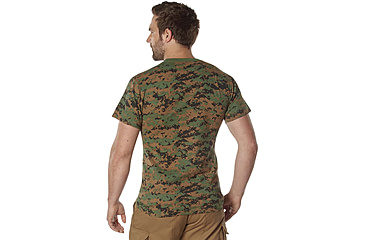 Image of Rothco 100% Cotton Camo T-Shirt - Mens, Woodland Digital Camo, Extra Large, 60575-WoodlandDigitalCamo-XL