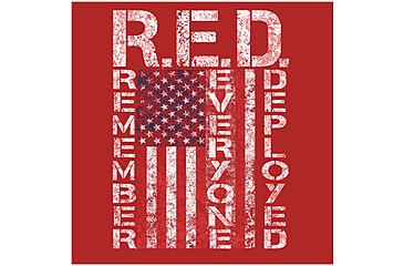 Image of Rothco Concealed Carry Remember Everyone Deployed Hoodie - Men's, Medium, Red, 4036-M