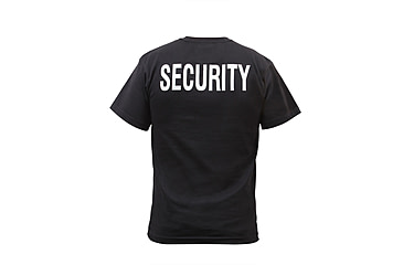 Image of Rothco 2-Sided Security T-Shirt, Small, 6616-S