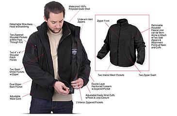Image of Rothco 3-in-1 Spec Ops Soft Shell Jacket, Medium, 3943-M