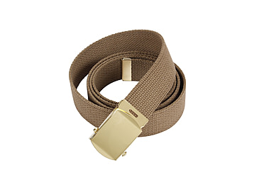 Image of Rothco 54 Inch Military Web Belts, Gold, Coyote Brown, 4170-Gold-CoyoteBrown