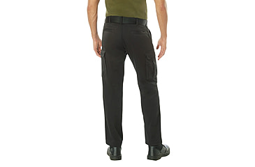 Image of Rothco Active Flex BDU Cargo Pants, Black, 30, 62072-Black-28Wx30L