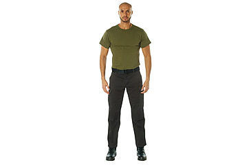 Image of Rothco Active Flex BDU Cargo Pants, Black, 30, 62072-Black-28Wx30L