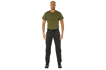 Image of Rothco Active Flex BDU Cargo Pants - Mens, Black, 32 Waist, 34 Inseam, 62075-Black-32Wx34L