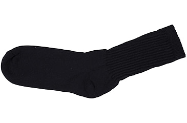 Image of Rothco Athletic Crew Socks, Black, 6229-Black-9-11