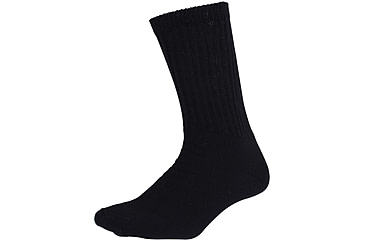 Image of Rothco Athletic Crew Socks, Black, 6229-Black-9-11