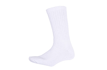 Image of Rothco Athletic Crew Socks, White, Small, 9439-White-S