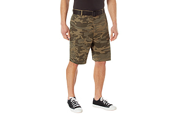 Image of Rothco Camo BDU Shorts, S, Coyote Camo, 65245-CoyoteCamo-S