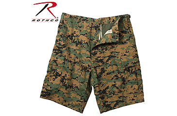 Image of Rothco Camo BDU Shorts, Tiger Stripe Camo, Small, 7085-TigerStripeCamo-S