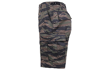 Image of Rothco Camo BDU Shorts, Tiger Stripe Camo, Small, 7085-TigerStripeCamo-S
