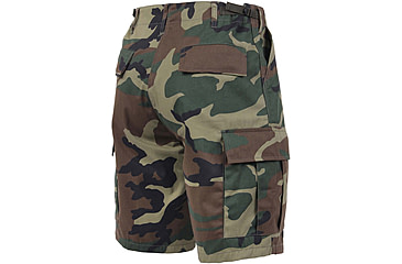 Image of Rothco Camo BDU Shorts, Woodland Camo, Extra Small, 65212-WoodlandCamo-XS