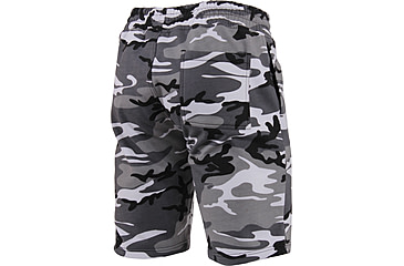 Image of Rothco Camo Sweat Shorts, Mens, City Camo, Medium, 1720-029