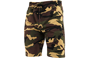 Image of Rothco Camo Sweat Shorts, Mens, Woodland Camo, 2XL, 1736