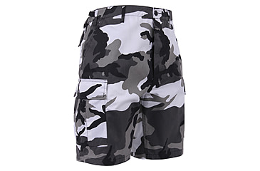 Image of Rothco Colored Camo BDU Shorts, Extra Large, Black Camo, 1817-BlackCamo-XL