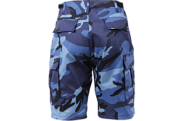 Image of Rothco Colored Camo BDU Shorts, Sky Blue Camo, 2XL, 65219-SkyBlueCamo-2XL