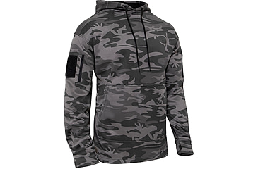 Image of Rothco Concealed Carry Hoodie, 2XL, Black Camo, 6136-BlackCamo-2XL