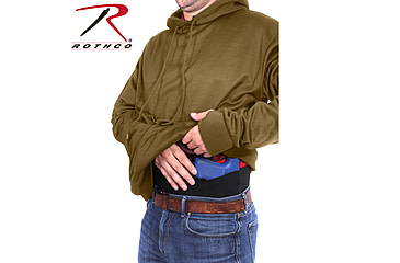 Image of Rothco Concealed Carry Hoodie - Men's, Black, Medium, 2071-Black-M