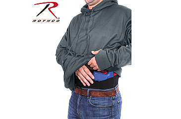 Image of Rothco Concealed Carry Hoodie - Men's, Black, Medium, 2071-Black-M