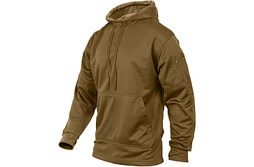 Image of Rothco Concealed Carry Hoodie, Coyote Brown, XL, 2081-CoyoteBrown-XL