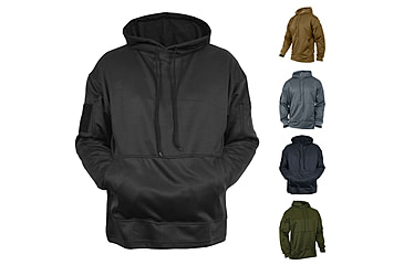 Image of Rothco Concealed Carry Hoodie, Black, Coyote Brown, Gun Metal Grey, Midnight Navy Blue, Olive Drab