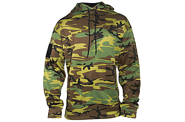 Image of Rothco Concealed Carry Hoodie - Men's, Woodland Camo, 2XL, 61351-WoodlandCamo-2XL