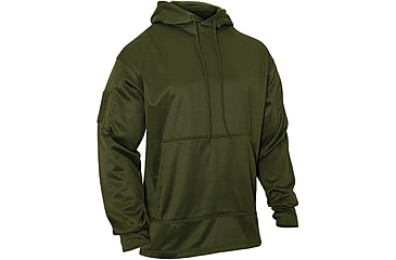 Image of Rothco Concealed Carry Hoodie, Olive Drab, L, 2471-OliveDrab-L