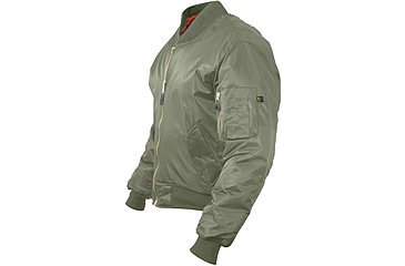 Image of Rothco Concealed Carry MA-1 Flight Jacket, Sage Green, Extra Large, 77450-SageGreen-XL