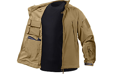 Image of Rothco Concealed Carry Soft Shell Jacket, Coyote Brown, Medium, 55485-CoyoteBrown-M