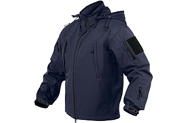 Image of Rothco Concealed Carry Soft Shell Jacket - Mens, Midnight Navy Blue, Small, 56385-MidnightNavyBlue-S