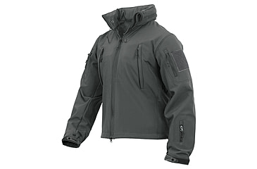 Image of Rothco Concealed Carry Soft Shell Jacket - Men's, Gunmetal Grey, Large, 55785-GunmetalGrey-L