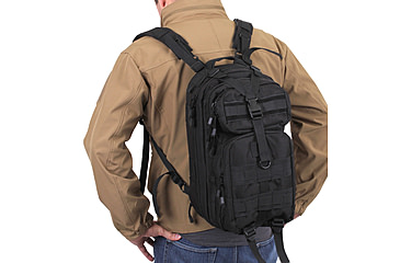 Image of Rothco Convertible Medium Transport Pack, Black, 22987-Black