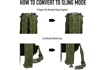 Image of Rothco Convertible Medium Transport Pack, Olive Drab, 29530-OliveDrab