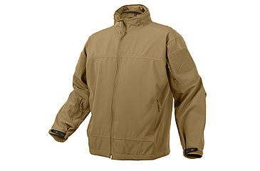 Image of Rothco Covert Ops Light Weight Soft Shell Jacket, Coyote Brown, XL, 5862-CoyoteBrown-XL