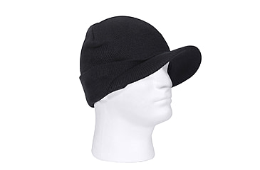 Image of Rothco Deluxe Acrylic Jeep Caps, Black, 5409-Black