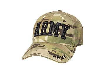 Image of Rothco Deluxe Army Embroidered Low Profile Insignia Cap, MultiCam, 93850-MultiCam